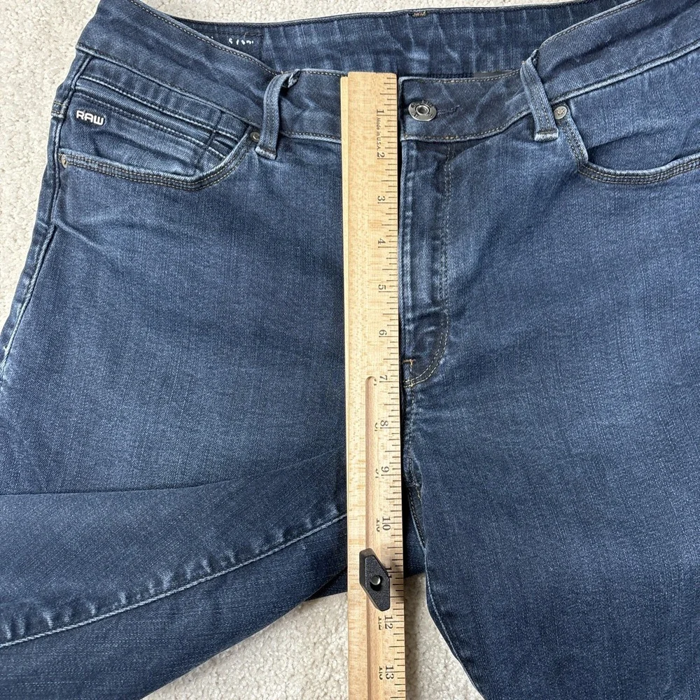 G Star Raw Jeans Women's 33x34 Shape High Super Skinny Denim Pockets‎ Sculpting